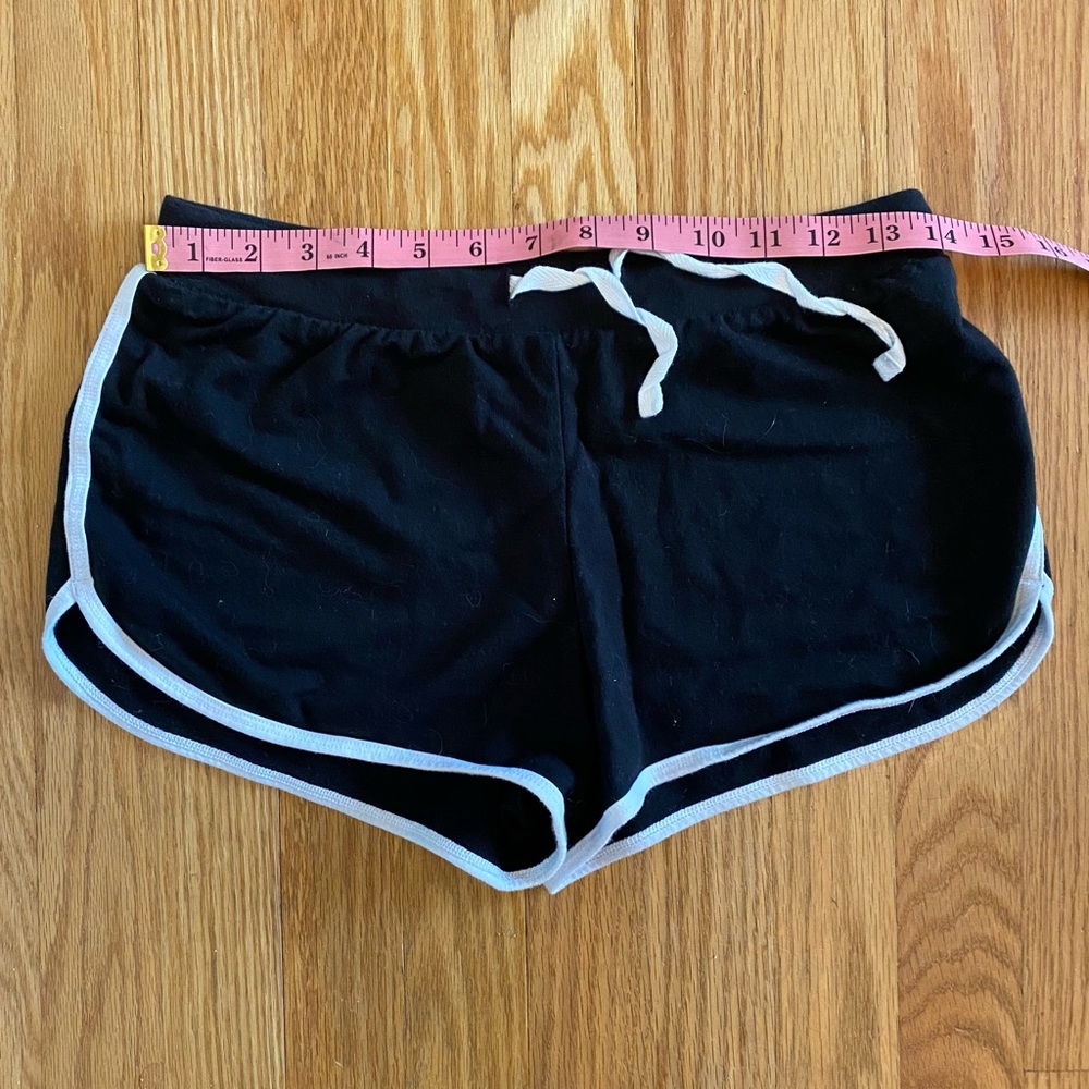 No Boundaries athletic lounge black and white booty shorts size S/M